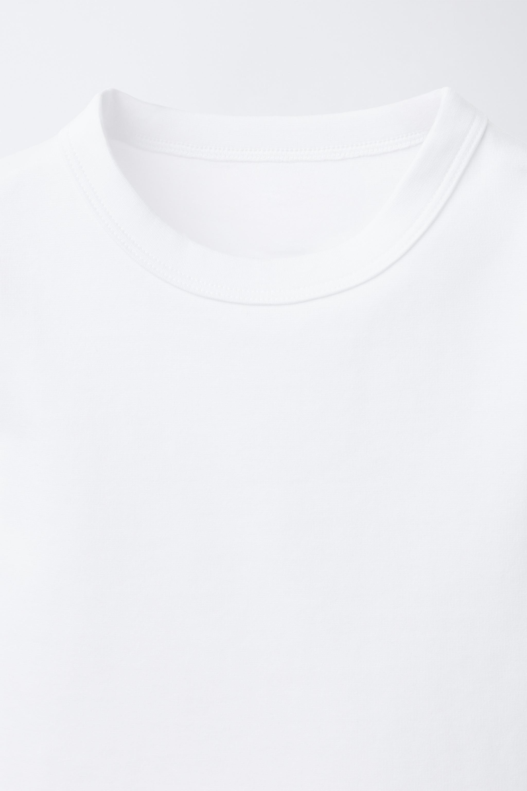PLAIN INTERLOCK T-SHIRT | Zara US