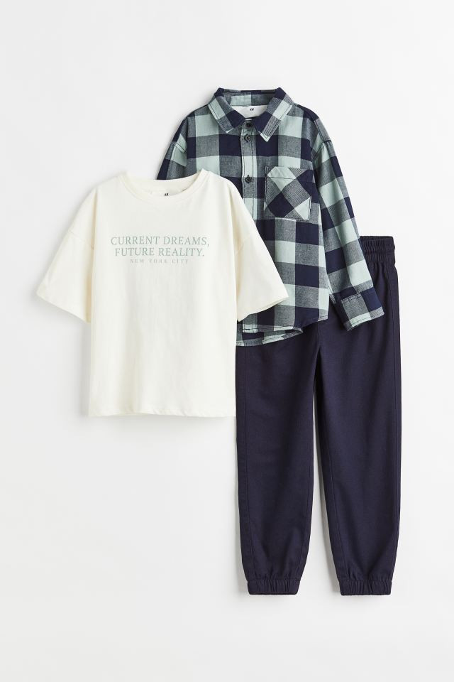 3-piece Cotton Set | H&M (US + CA)