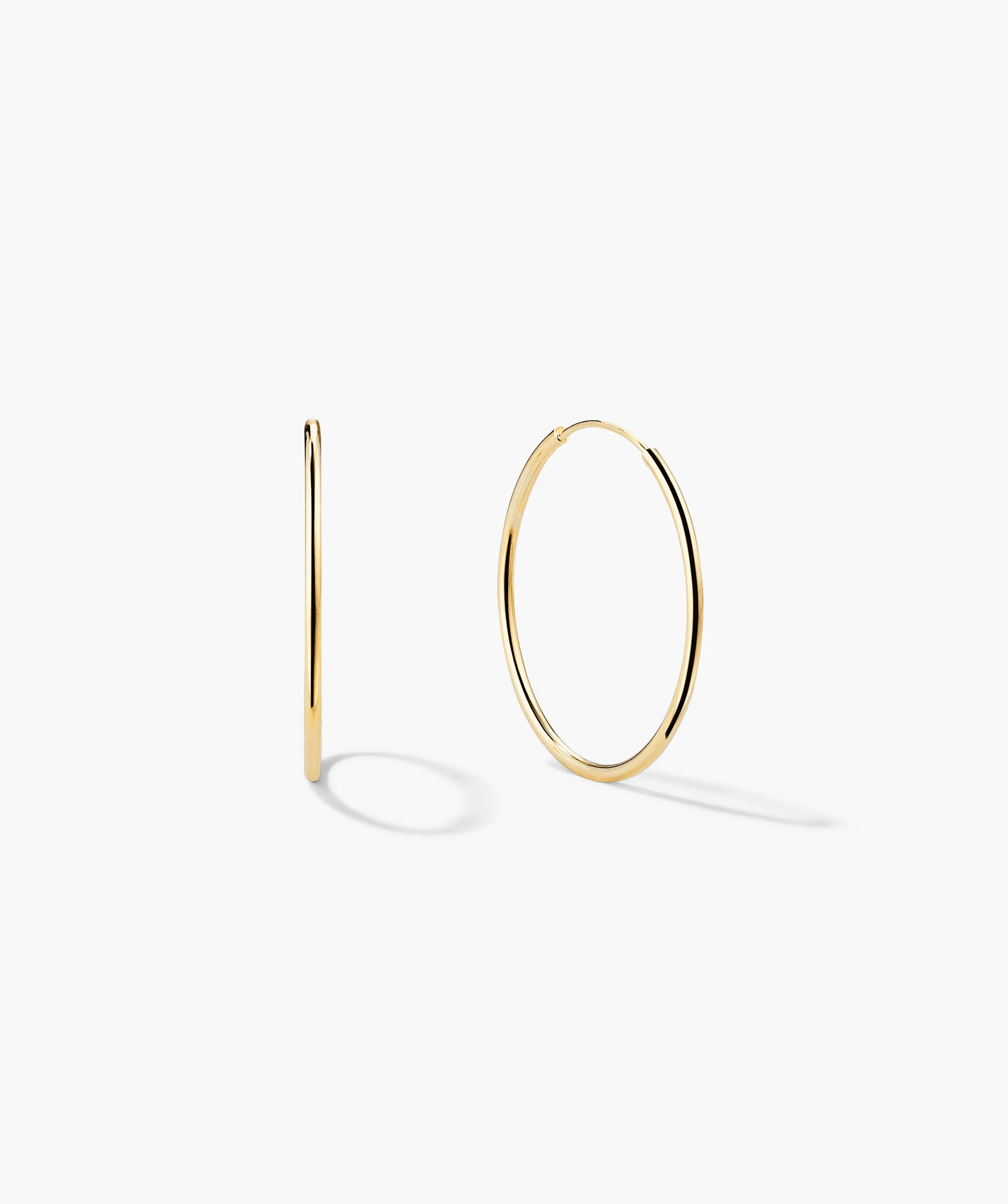 Handcrafted Large Hoop Earrings - Jewelry | Mejuri | Mejuri Fine Crew