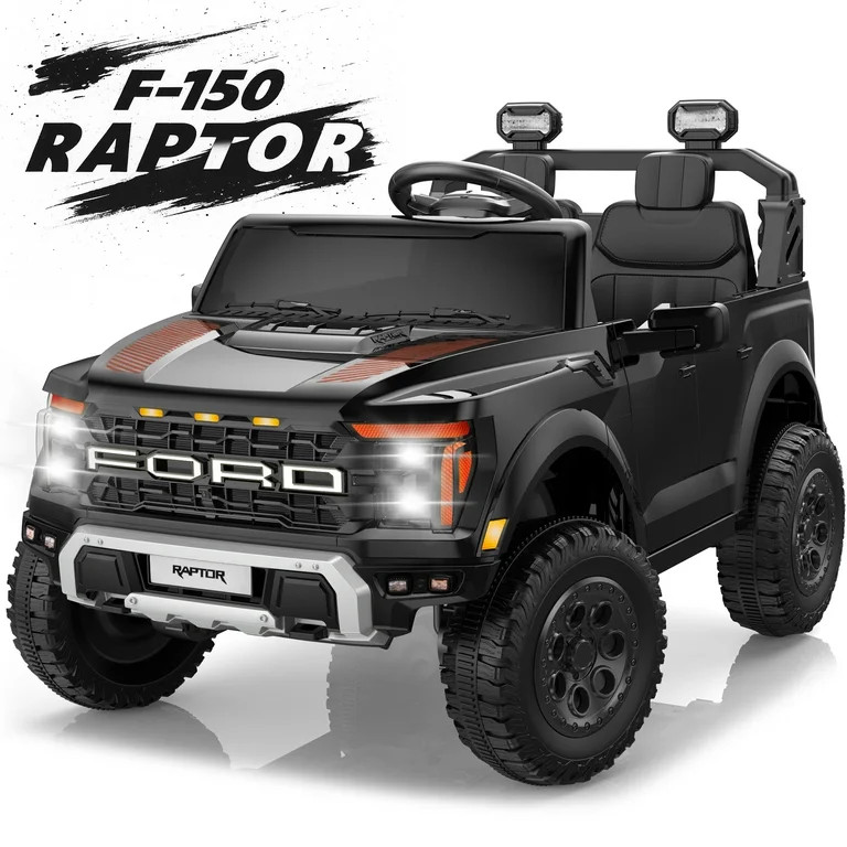 24V Ride on Cars 2 Seater for Kids, Ford F150 Raptor Battery Powered Ride on Toys Truck with Remo... | Walmart (US)