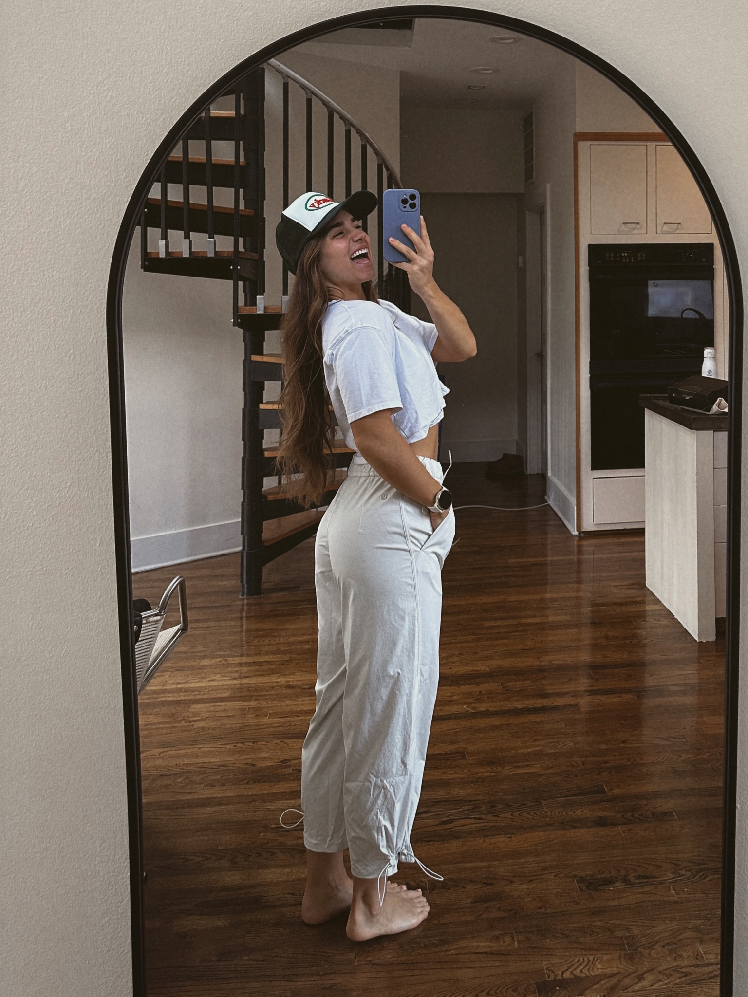 top: size 10 for oversized 
bottoms: size S