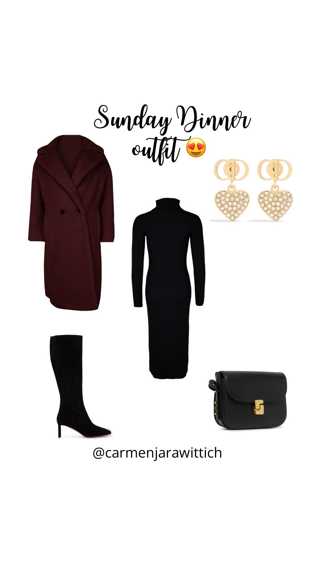 Sunday dinner outfit 😍🍾

#dinneroutfit #sundayoutfit #burgundy #ltkstyletip #ltkfestive
#carmenjarawittich #ltkwinter 

#LTKeurope #LTKkleider #LTKdeutschland