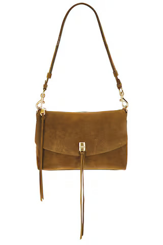 Rebecca Minkoff Darren Top Zip Shoulder Bag in Honey from Revolve.com | Revolve Clothing (Global)