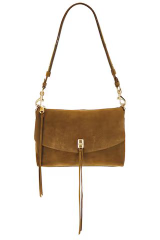 Rebecca Minkoff Darren Top Zip Shoulder Bag in Honey from Revolve.com | Revolve Clothing (Global)