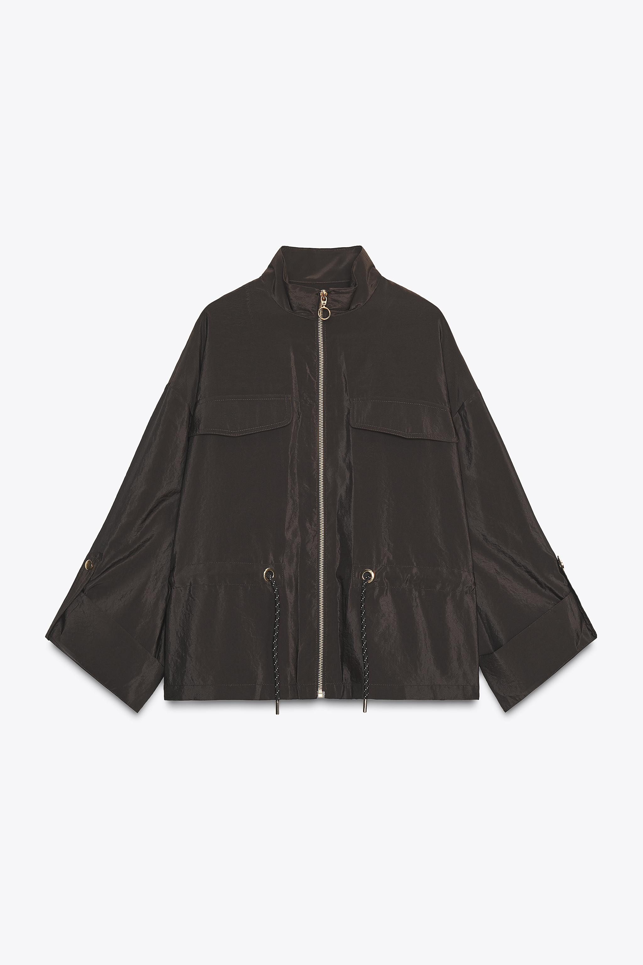 SAFARI JACKET WITH DRAWSTRING | Zara US