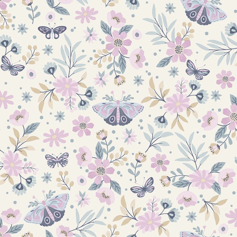 Gorlest Butterflies Wallpaper | Wayfair North America