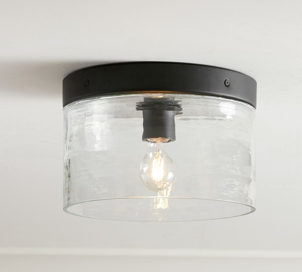 Frances Glass Flush Mount (12") | Pottery Barn (US)