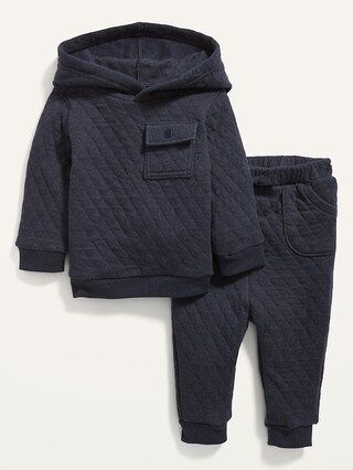Unisex Quilted Hoodie & Sweatpants Set for Baby | Old Navy (US)