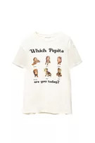 T-shirt with dog graphic | PULL and BEAR UK