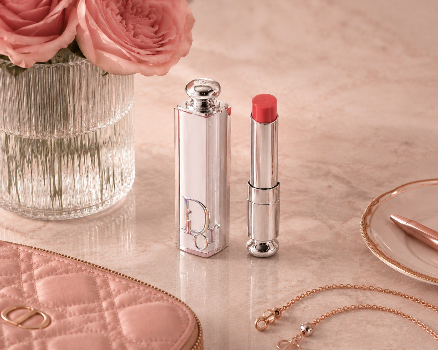 Soft glam in a tube ✨💗Dior Addict Glass Lipstick in 504 Dior Sweet is giving luxury, shine, and effortless beauty all in one swipe. 🌸

#LTKBeauty