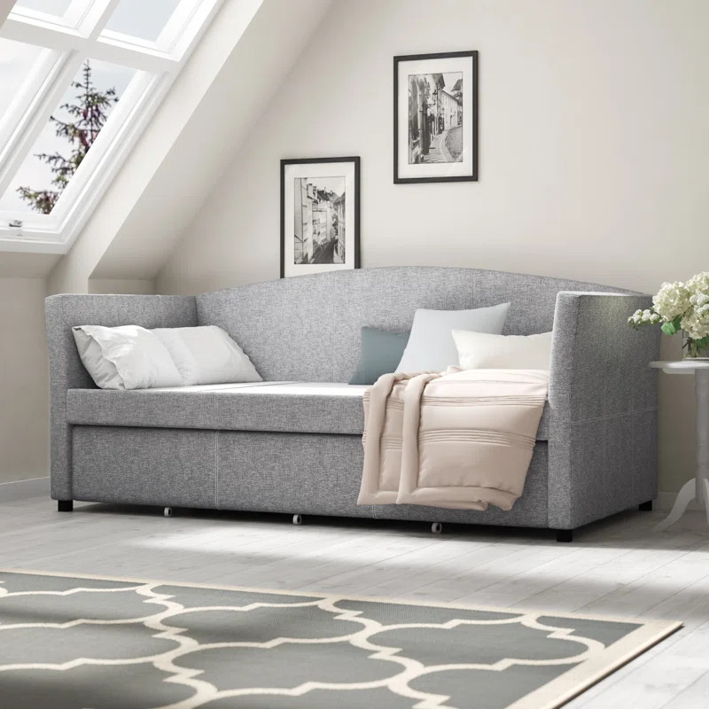 Alvina Upholstered Daybed with Trundle | Wayfair North America