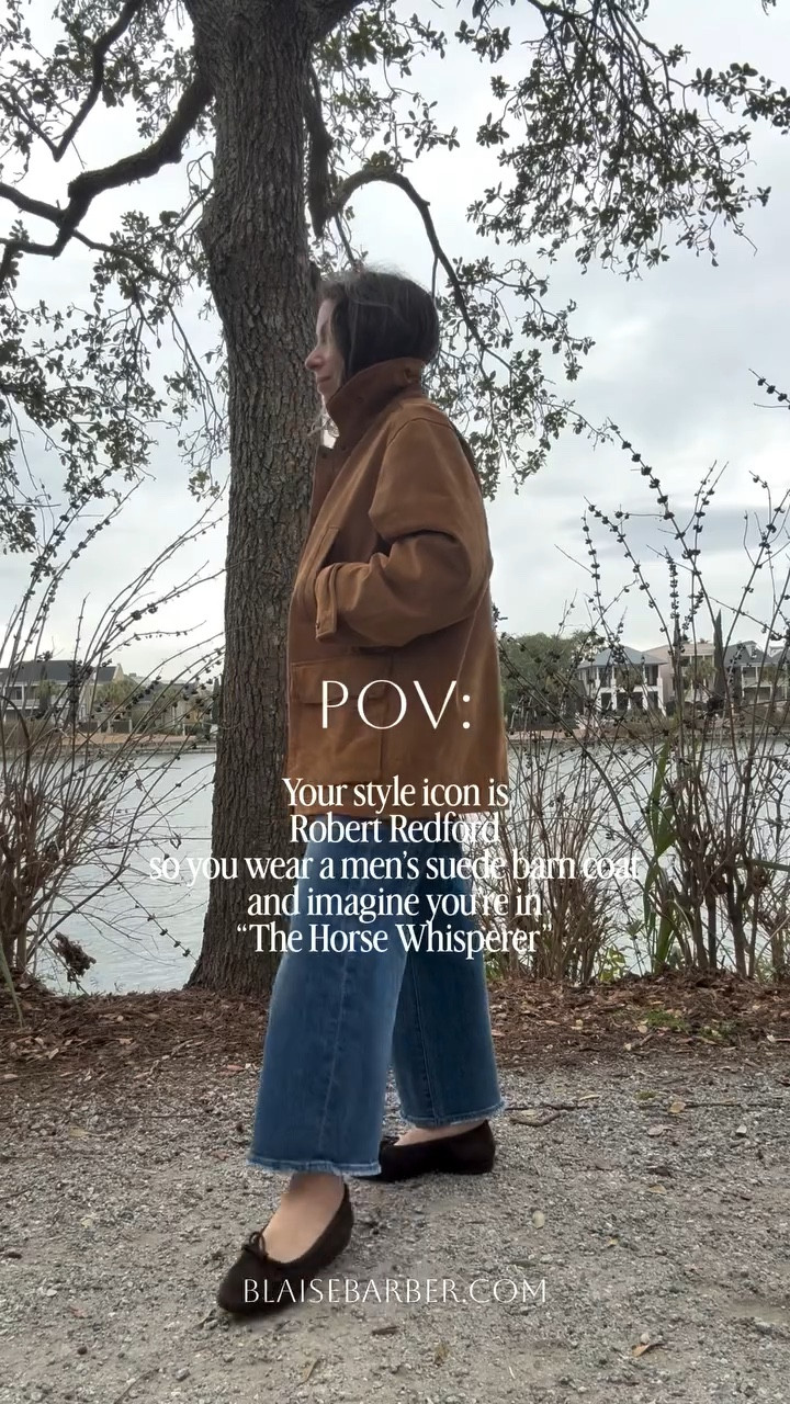 Classic suede barn coats 

#LTKvlog #LTKootd #LTKmomlife