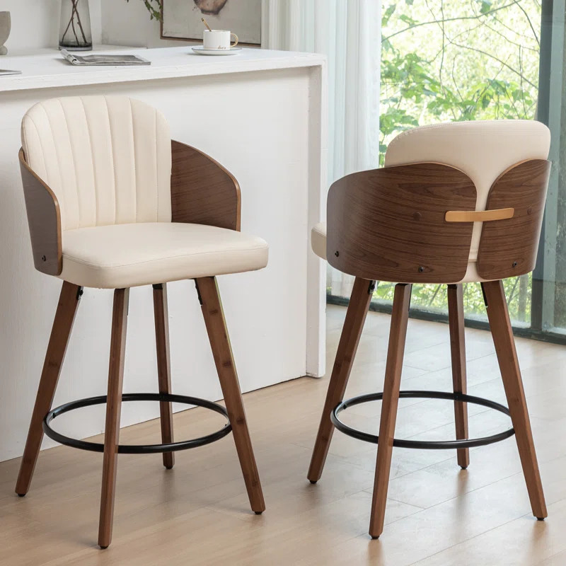 Ljubka Swivel 26" Counter Stool | Wayfair North America