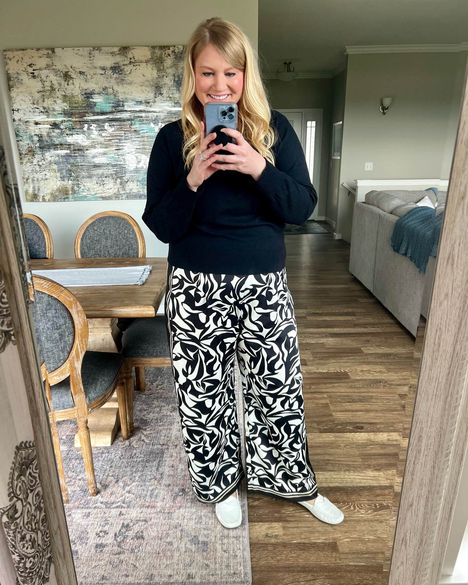 Spring/summer vacation look. Size up in these pants  

#LTKmidsize #LTKsalealert #LTKover40