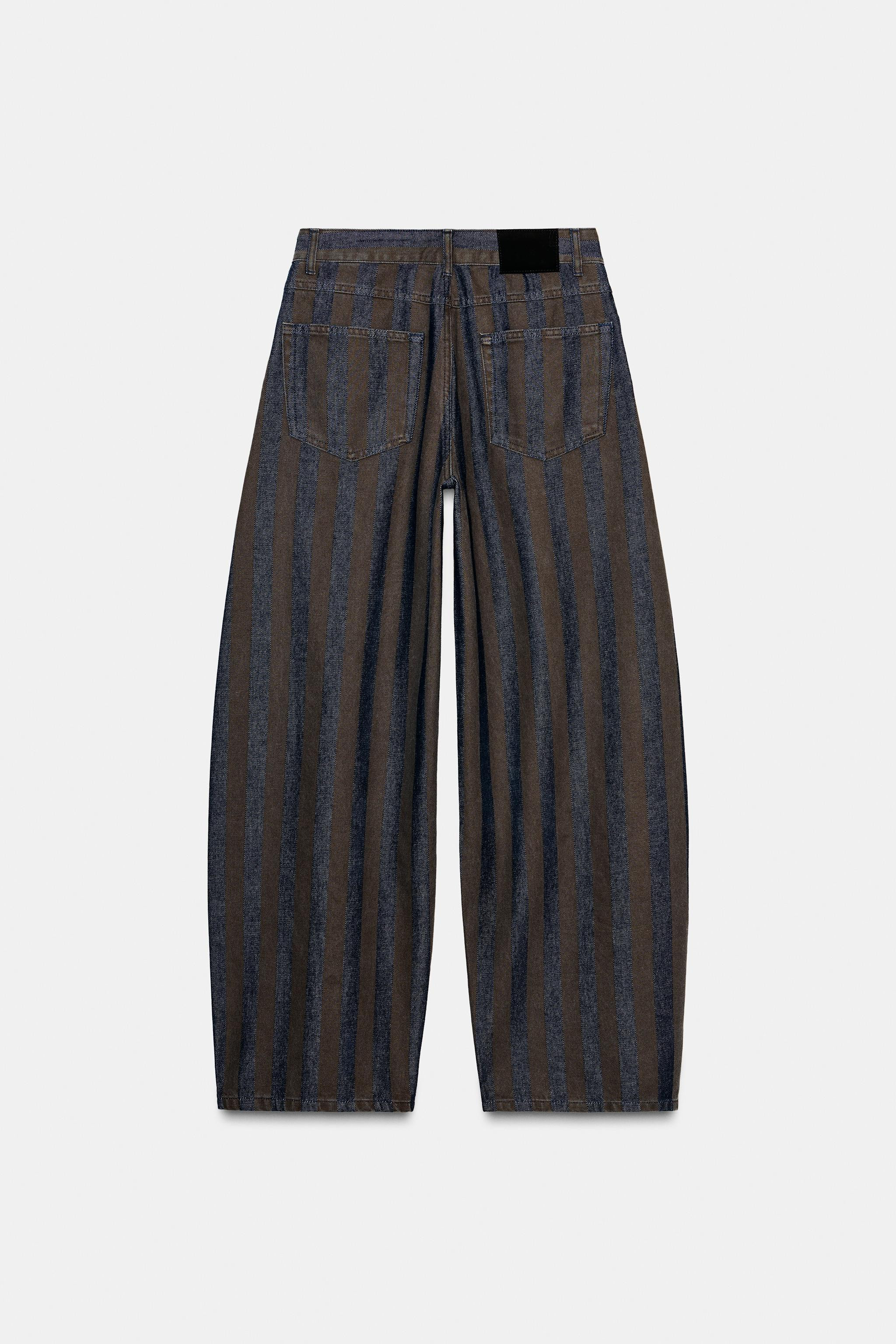 ZW COLLECTION BARREL MID-WAIST JEANS | Zara UK