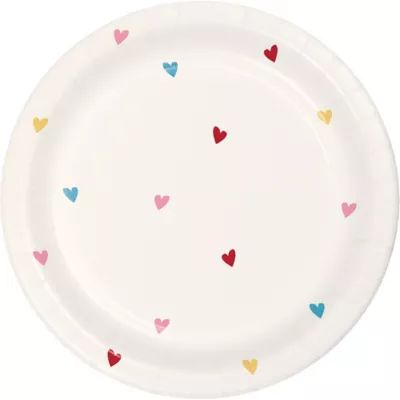 H For Happy™ 18-Count Hearts and Stripes Scatter Valentine's Day Lunch Plates | Bed Bath & Beyond
