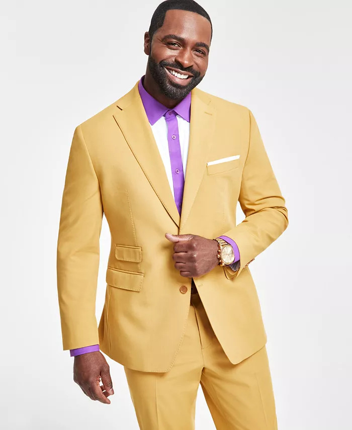 Tayion Collection Men's Classic-Fit Solid Suit Separate Jacket - Macy's | Macy's