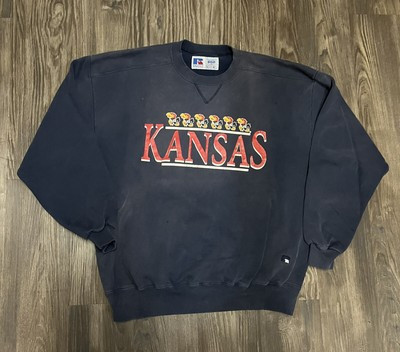 Vintage 90s Kansas Jayhawks Russell Sweatshirt Sz XL  | eBay | eBay US