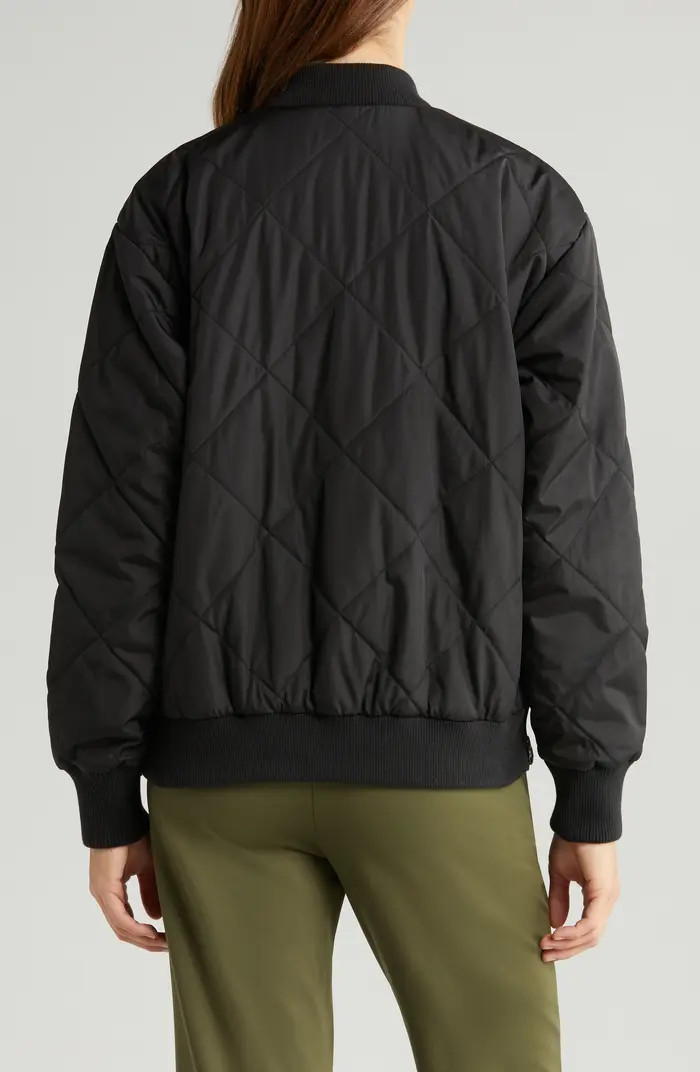 Quilted Side Zip Bomber Jacket | Nordstrom