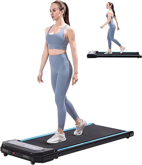 LSRZSPORT 2 in 1 Folding Treadmill Under Desk Electric Treadmill for Home and Office with Speaker... | Amazon (US)