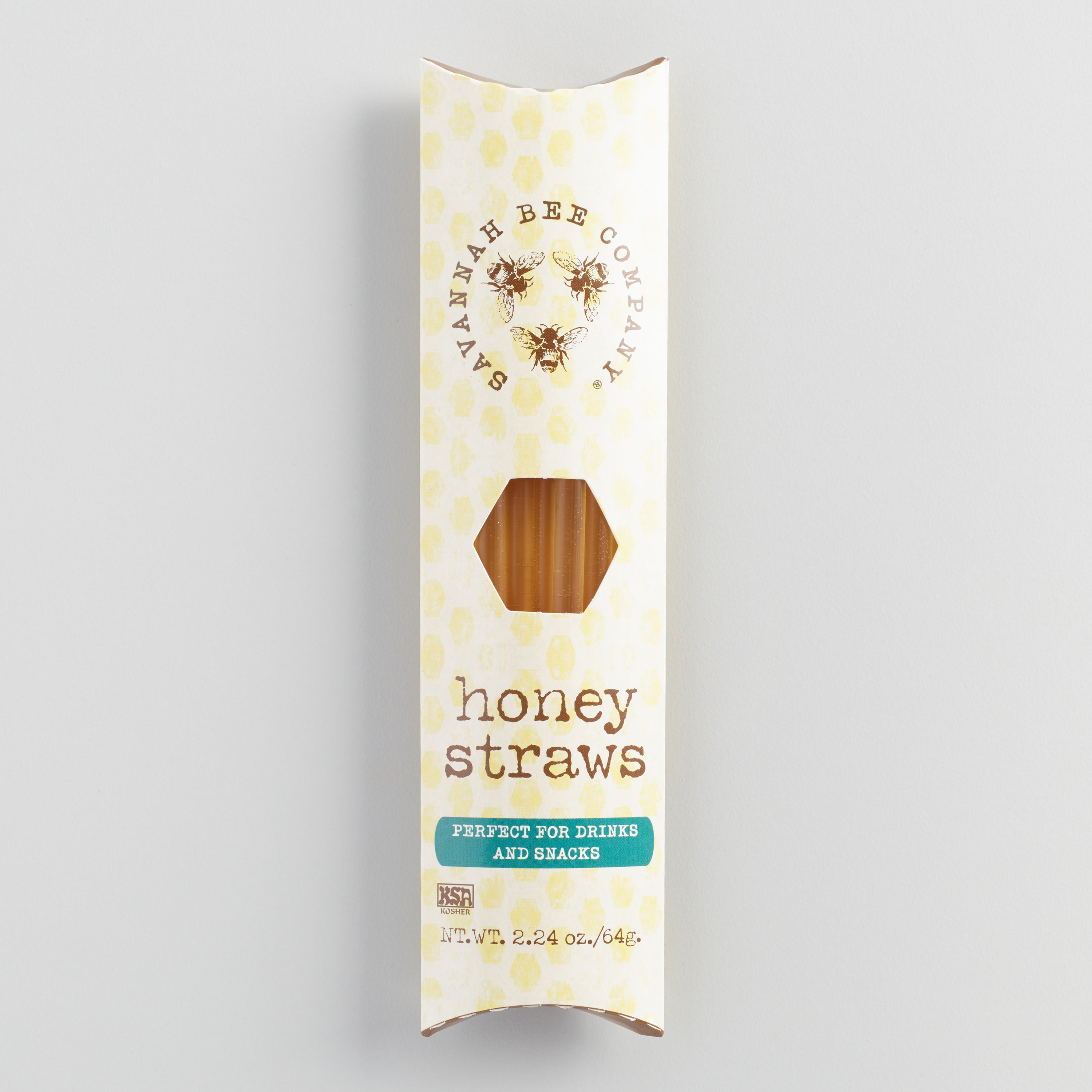 Savannah Bee Honey Straws 12 Pack | World Market