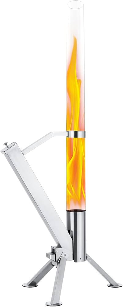 StarEcho Portable Wood Pellet Heater for Outdoor,Patio Pellet Rocket Glass Tube for Yard,Wood Fir... | Amazon (US)