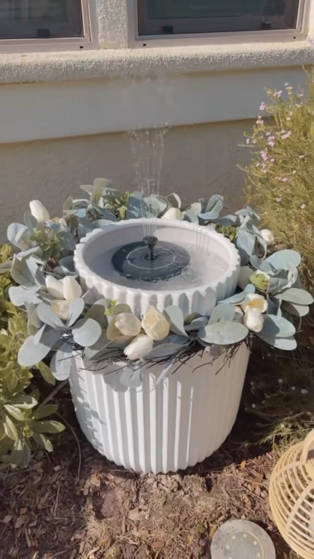 Wait… this DIY solar fountain took me 10 seconds to make. 
I first posted this idea a couple of years ago, but since it’s been popping up everywhere again I had to bring my busy mama version back ✨
Instead of arranging tons of flowers, I used an artificial flower wreath & it looks just as beautiful but takes literally seconds to put together.
Proof that sometimes the simplest DIYs are the prettiest ones.

Save this for later because you’re going to want to try it 🌸

Comment “Shop” & I’ll send you the links 🫶🏻












..
.
.
.
.
#springdecor #easterdecor #easydiy #seasonaldecor #solarfountain 

#LTKspring #LTKSeasonal #LTKspringtrends