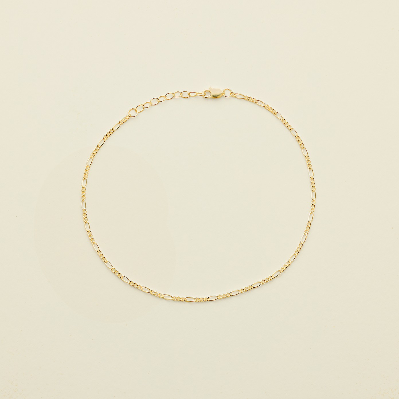 Figaro Chain Anklet | Made by Mary (US)