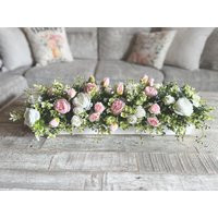 Farmhouse Decor, Floral Arrangement, Dining Table Centerpiece, Kitchen Decorations, Rustic Centerpiece | Etsy (US)