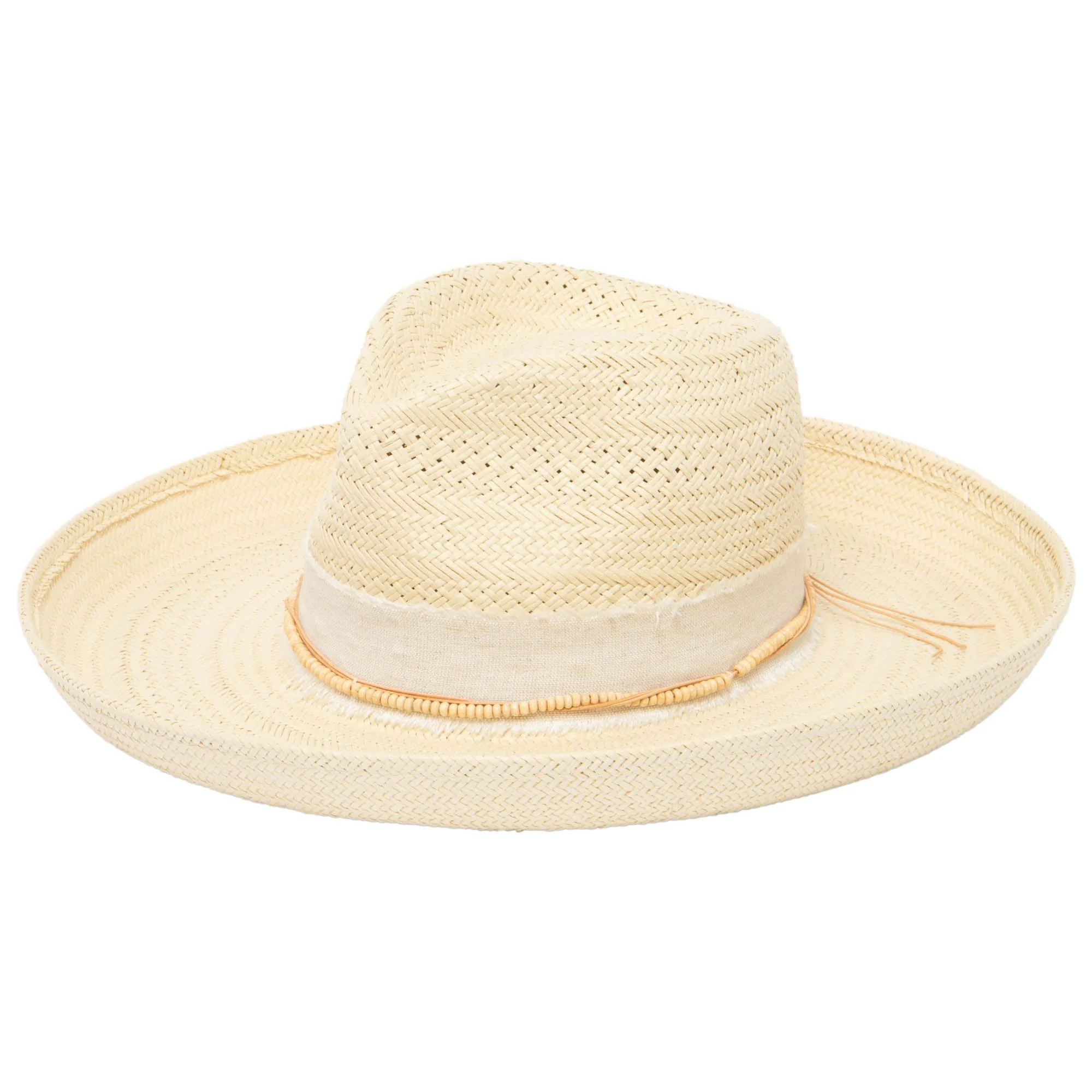 Yesenia - Toyo Straw Kettle Brim Rancher | San Diego Hat Company