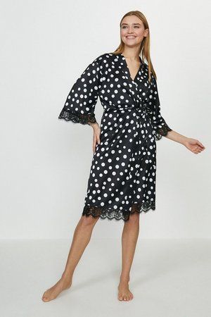 Printed Satin Robe | Coast (UK)