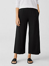 Fine Jersey Wide-Leg Pant | Eileen Fisher