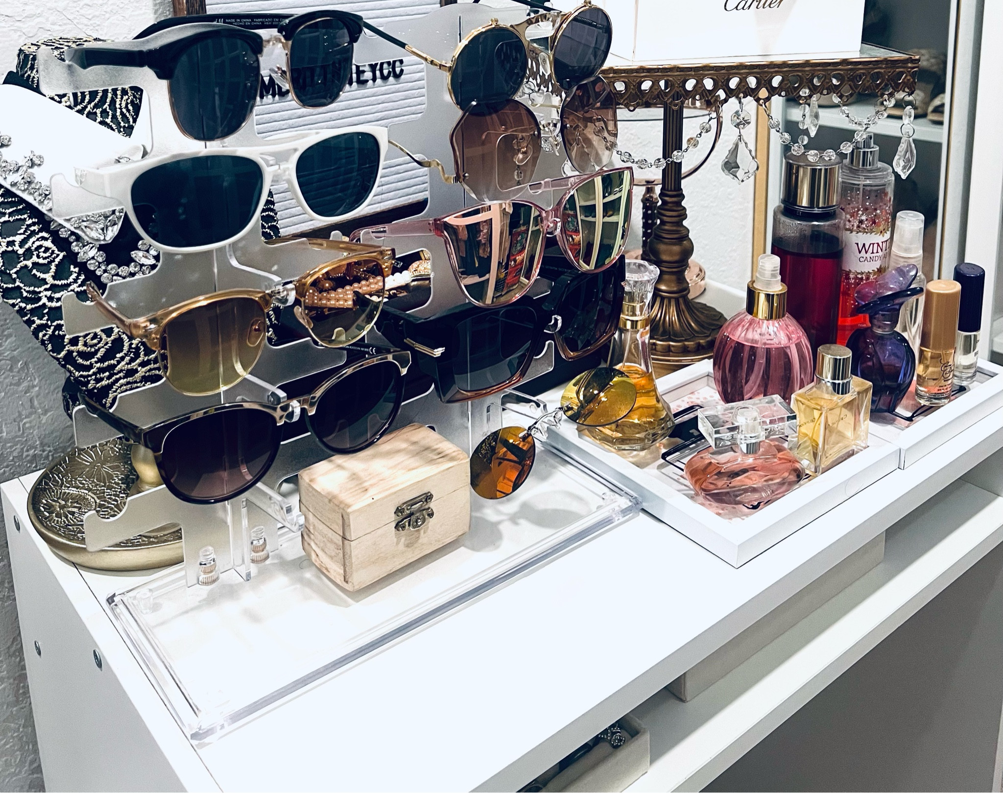 My closet accessories island or should I say closet bar! Shop accessories organization essentials.

#LTKBeauty #LTKSeasonal #LTKStyleTip