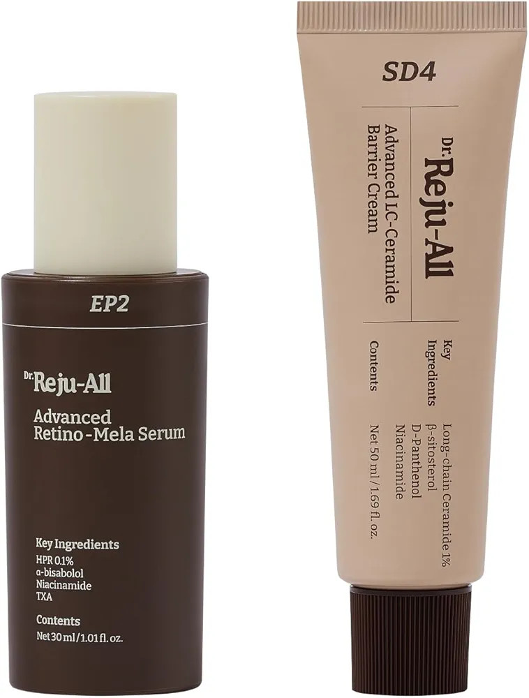 Dr. Reju-All Advanced Retino-Mela Serum + Advanced LC-Ceramide Barrier Cream - HPR Retinol Serum ... | Amazon (US)