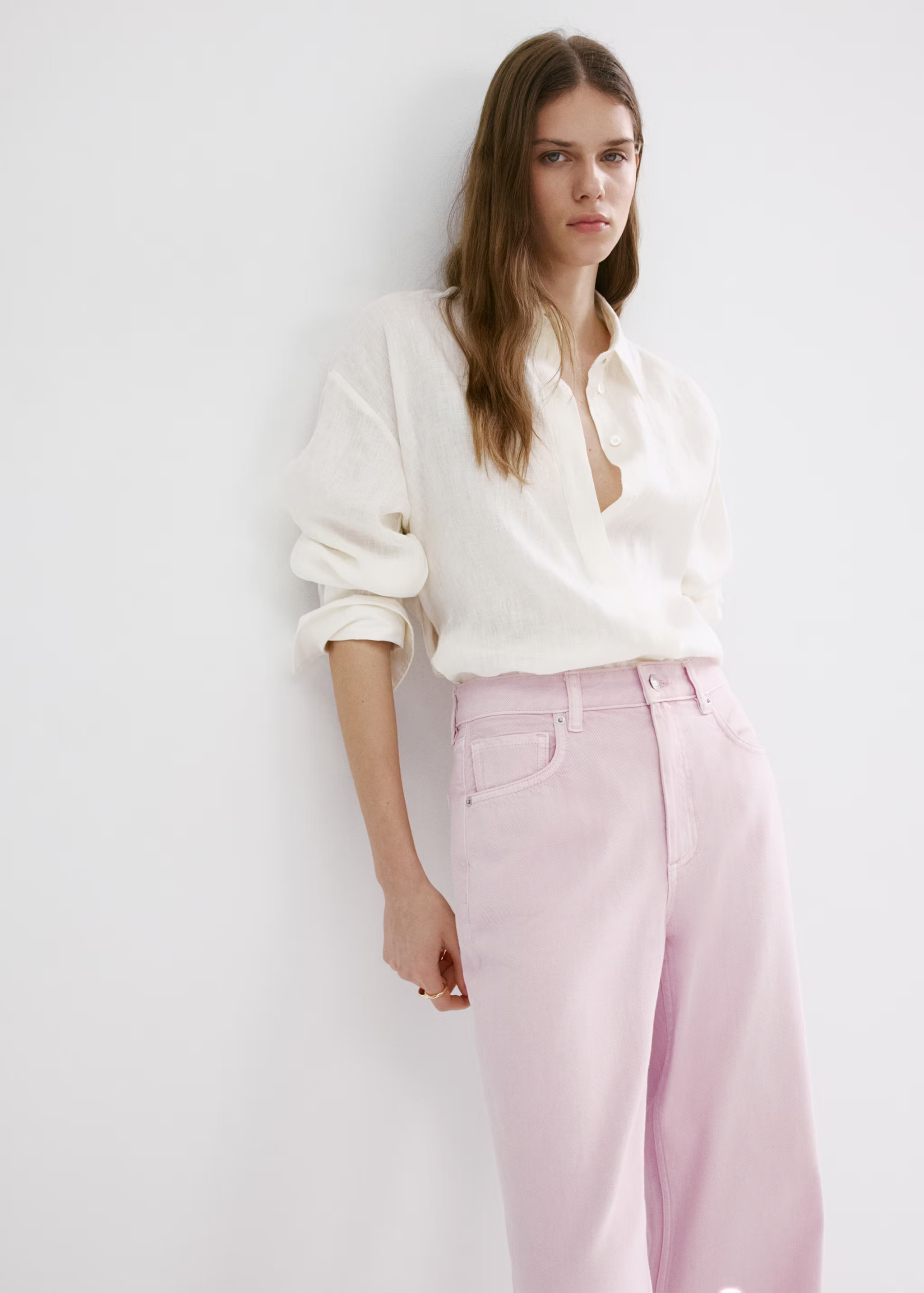 Jeans diritti vita bassa | Mango EU