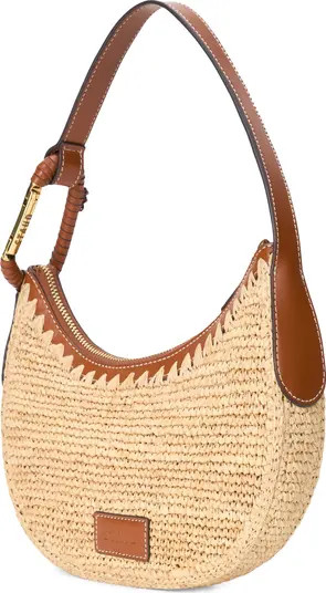 STAUD Alden Raffia Shoulder Bag | Nordstrom | Nordstrom
