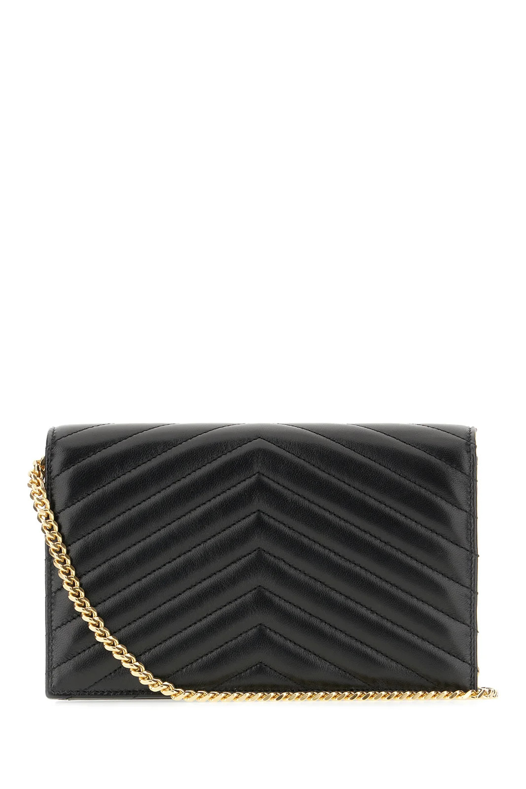 Saint Laurent Envelope Cassandre Chain Wallet | Cettire Global