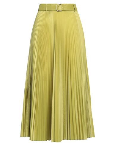Max Mara Woman Maxi skirt Lime green Size 2 Silk, Polyester | YOOX (US)