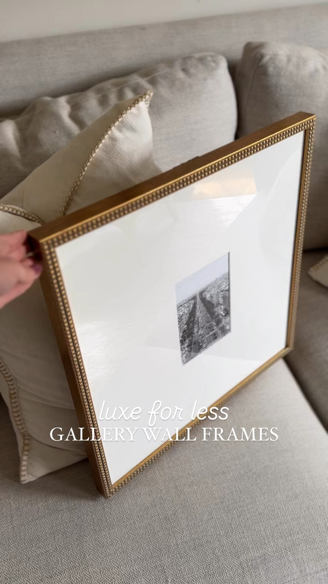 The most beautiful square gallery wall frames! Come with the mats,
Glass front, mounting hardware already installed 🎉 Sold in a set of 6

#LTKFindsUnder50 #LTKFindsUnder100 #LTKHome