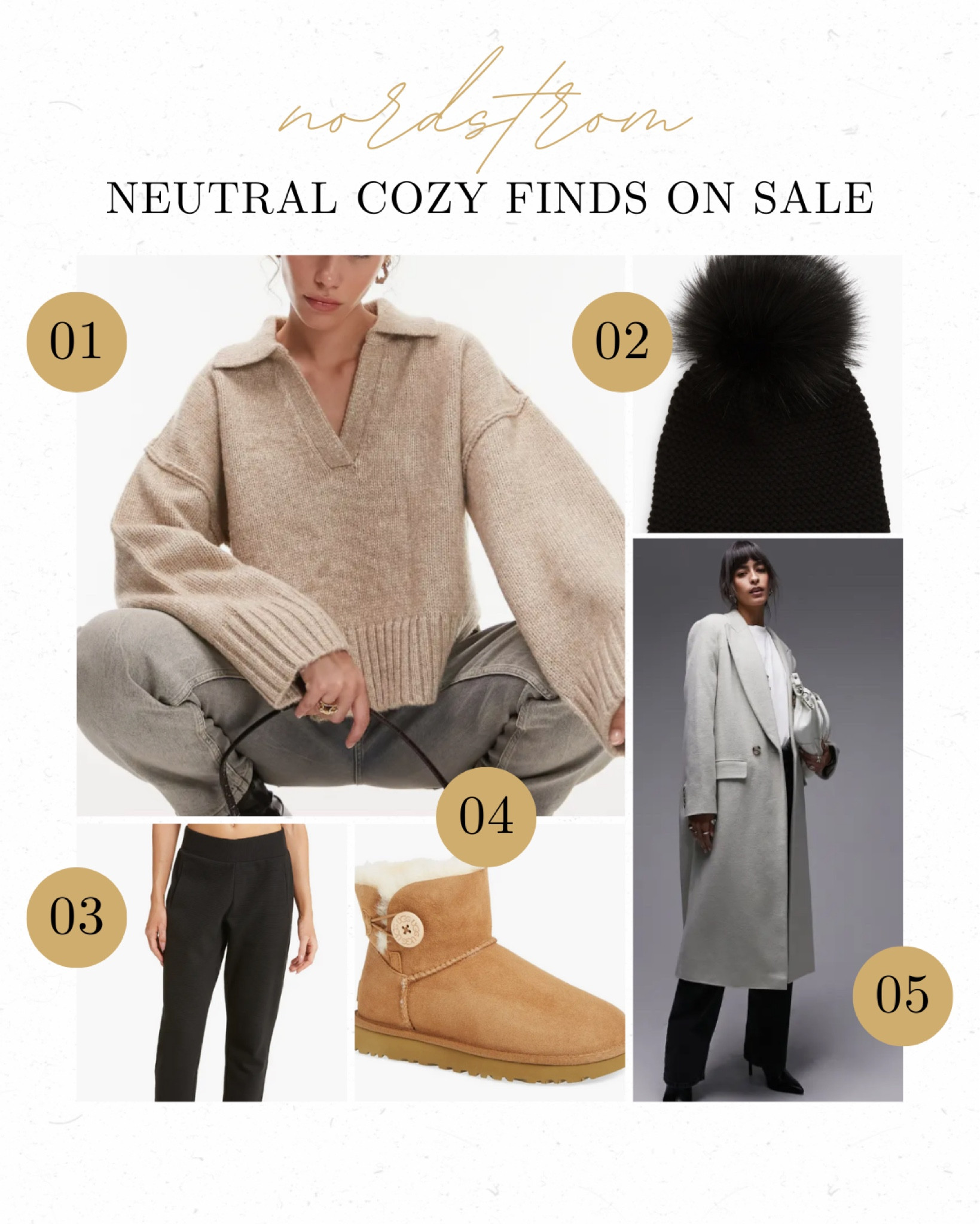 Dive into the warmth of Nordstrom's neutral cozy finds, now on SALE! // 

Deals, Deal of the Day, Daily Deals, Sales, Sale Alerts, Nordstrom, Nordstrom Sale, Nordstrom Finds, Nordstrom Boots, Nordstrom Sweater, Fashion, Coat, Coat Outfit, Winter, Winter Coat, Winter Outfit, Winter Boots, Winter Shoes, Winter Outfits Women, Winter Sweater, Winter Fashion

#LTKsalealert #LTKstyletip #LTKfindsunder100