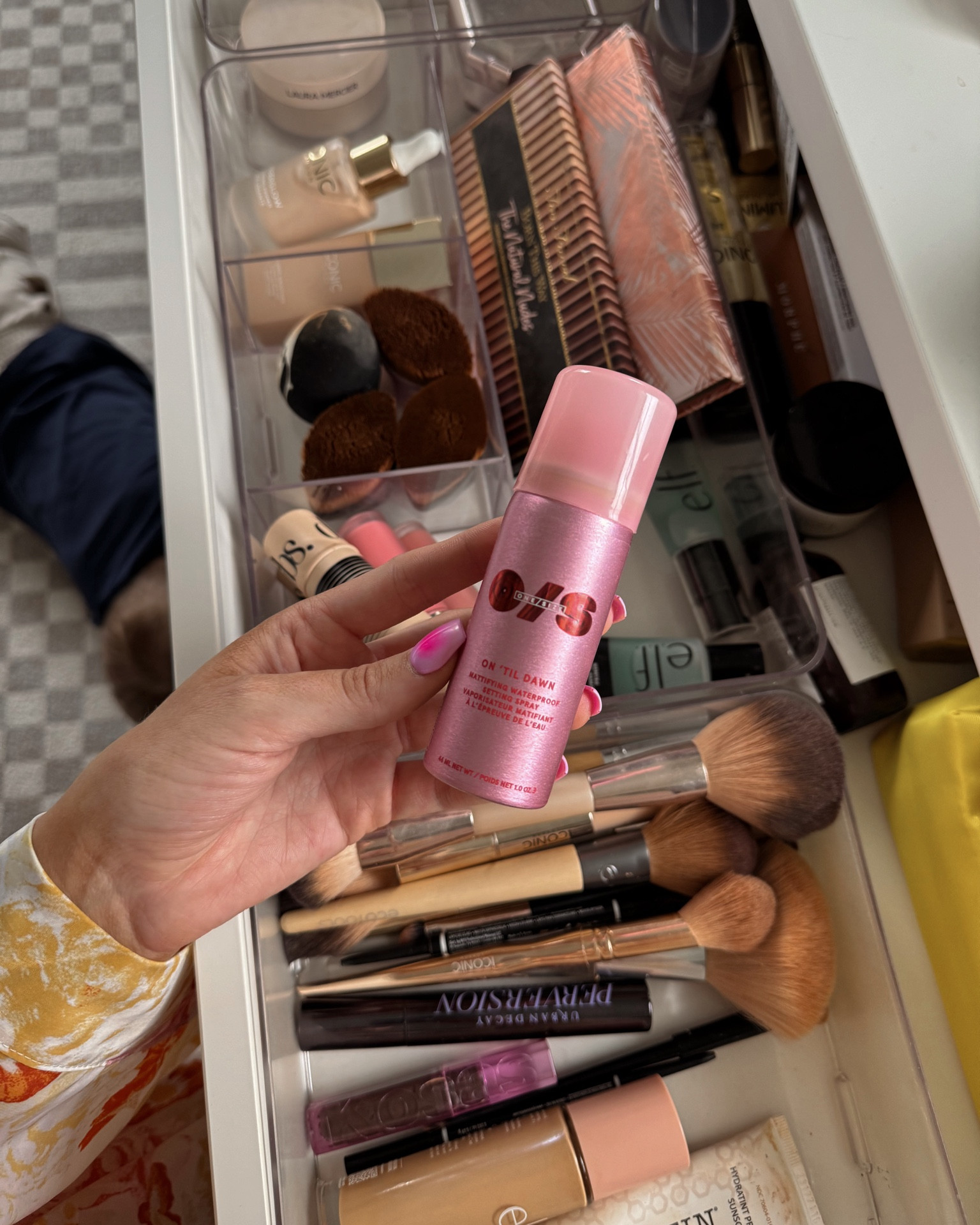 Grabbed this setting spray to try last time I was at Sephora and I LOVE it!! I’ve been switching between the glowy urban decay one and this — will leave both here!! You can’t go wrong with either. They really lock your makeup in👏🏼👏🏼

Sephora sale, rouge members, 20% off, sale starts today, matte setting spray, Patrick Starr, on til dawn setting spray 

#LTKsalealert #LTKxSephora #LTKfindsunder50