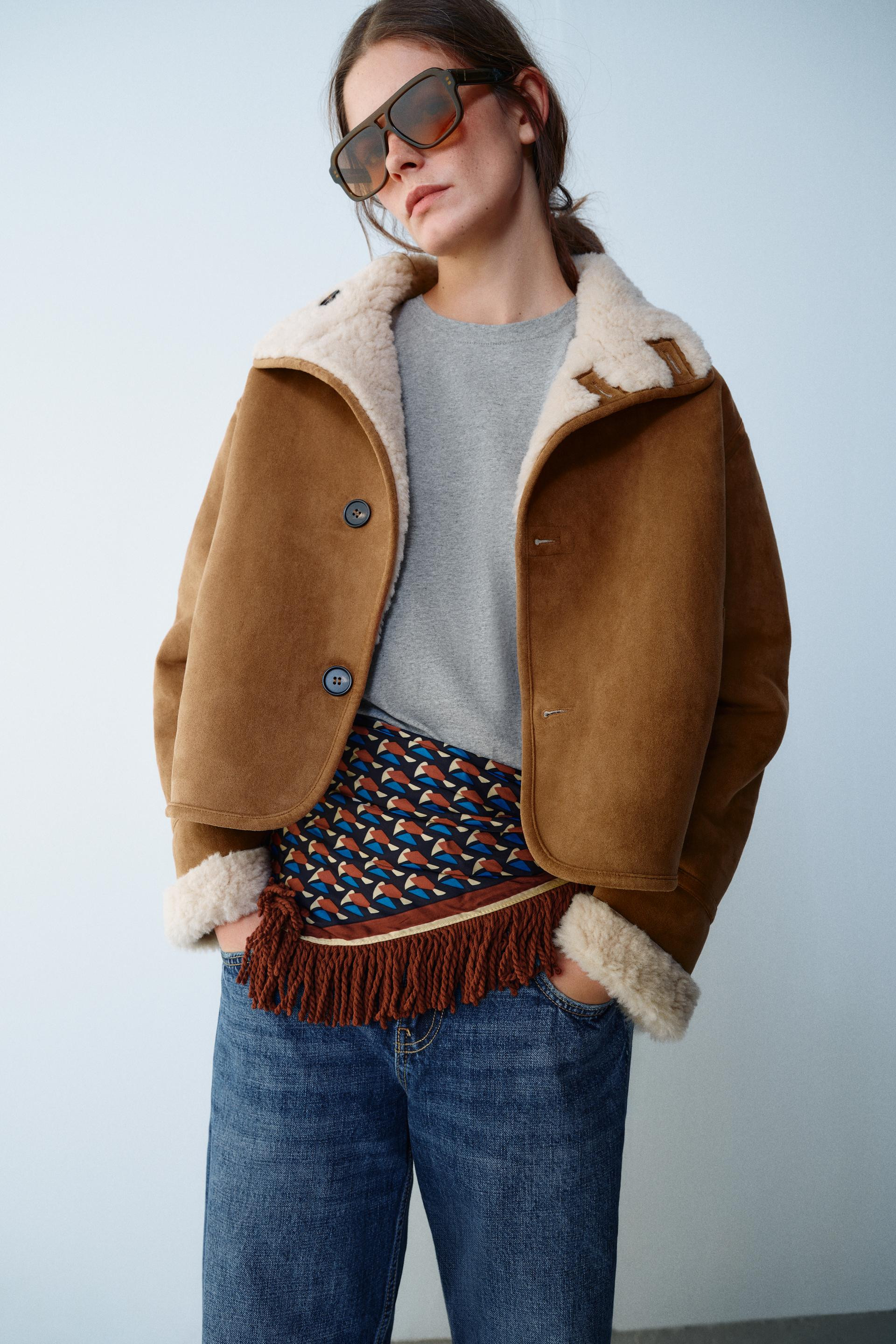 Zara - Reversible Double-Faced Jacket - Ecru - Xs - Woman | Zara US