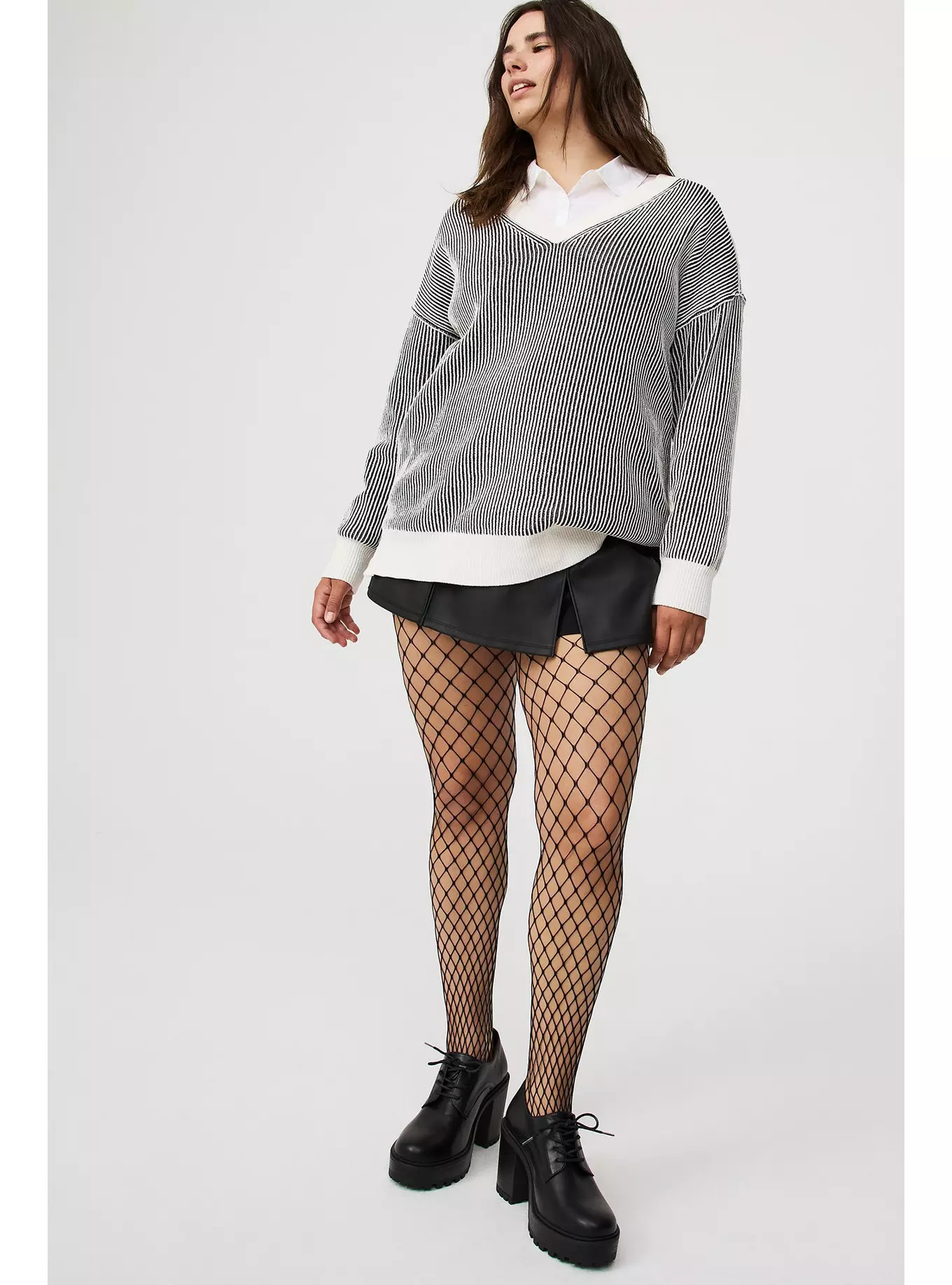 Chenille V-Neck Tunic Pullover Sweater | Torrid (US & Canada)