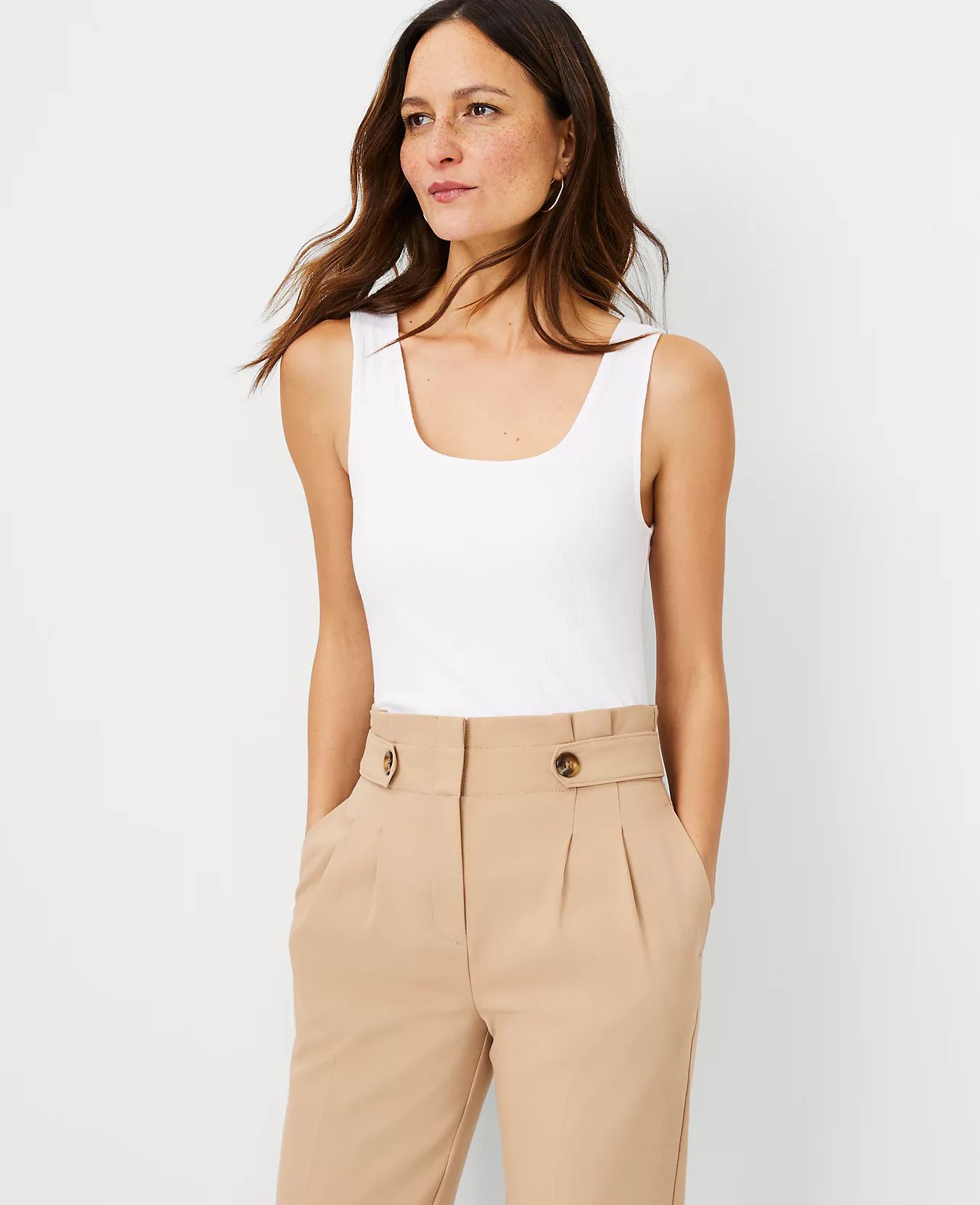 Square Neck Tank | Ann Taylor | Ann Taylor (US)