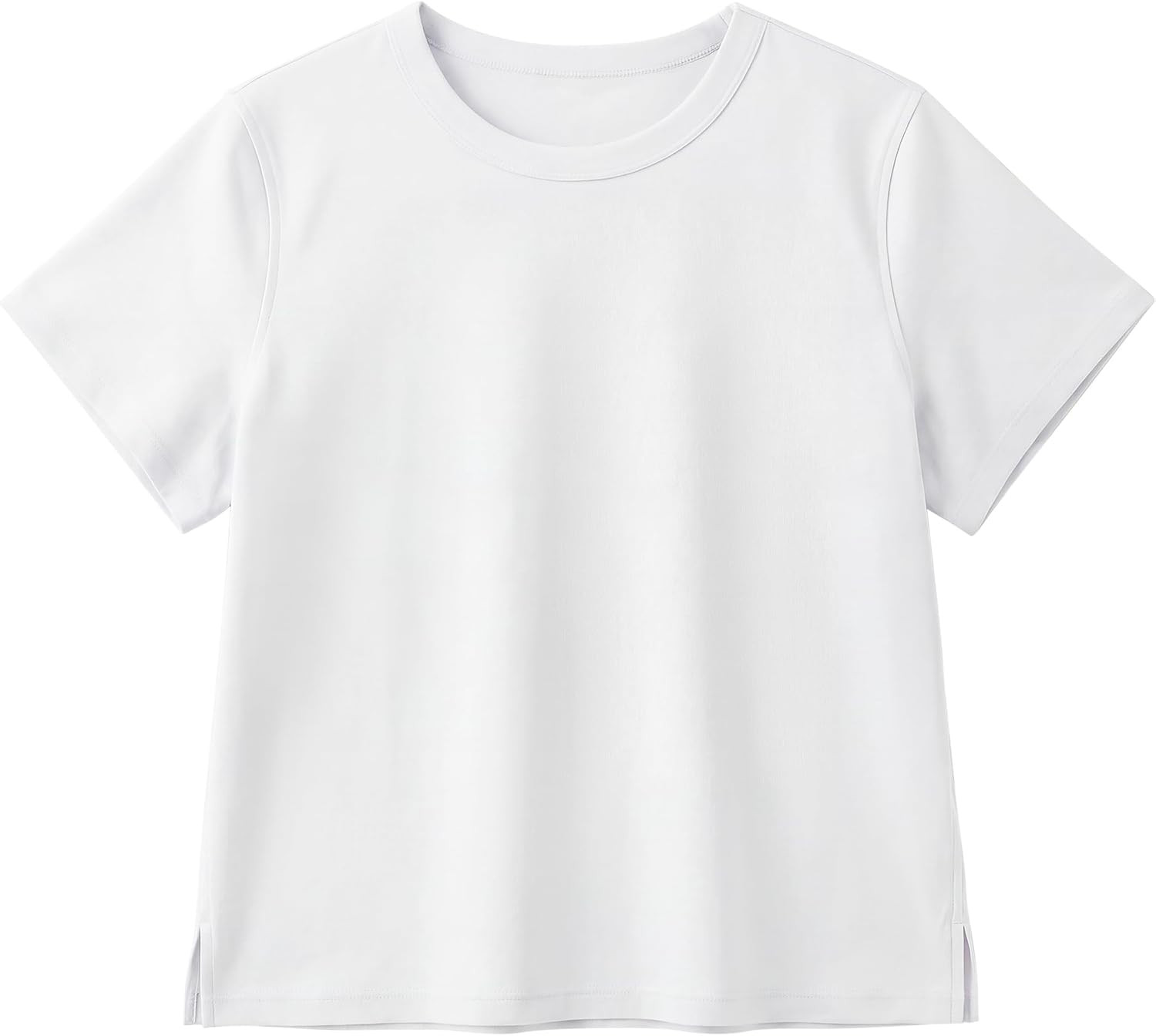 Stelle Women Cotton T Shirts Short Sleeve Basic Tees Casual Boxy Crop Tops | Amazon (US)