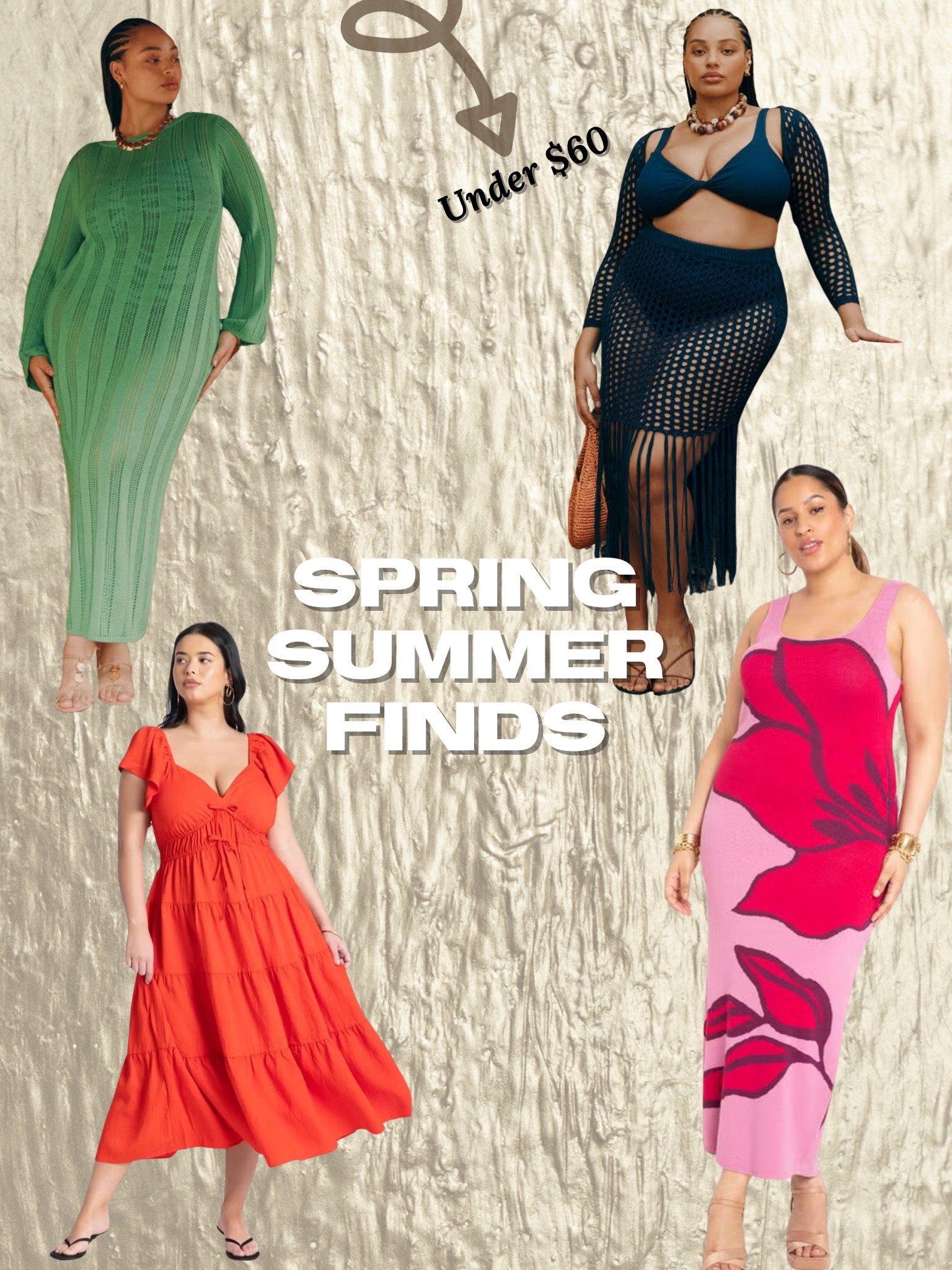 Spring into color, summer in style!
Found the cutest bright + bold dresses under $60 and they’re giving vacay-ready, brunch-approved, main character energy.
From citrus shades to sunset hues — everything is linked on my LTK!
Run, don’t scroll.

#LTKSpringSale #Under60Style #ColorfulCloset #SummerDresses #SpringToSummer #BudgetFriendlyFashion #LTKFinds #VacationStyle #BrightAndBold #LTKSeasonalStyle #StyleUnder60 #LTKCurves #PetiteAndP

#LTKPlusSize #LTKFindsUnder100 #LTKMidsize