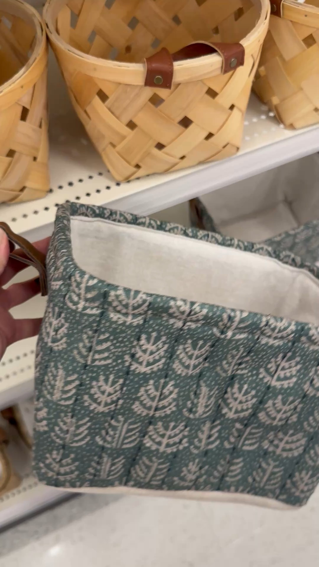 Cute fabric basket for gifting. Love this for a hostess gift for Thanksgiving 

#LTKSeasonal #LTKFindsUnder50 #LTKHome