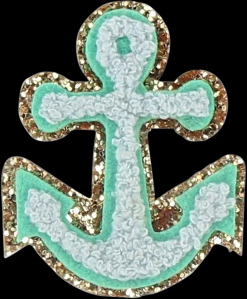 Glitter Anchor Patch | Stoney Clover Lane