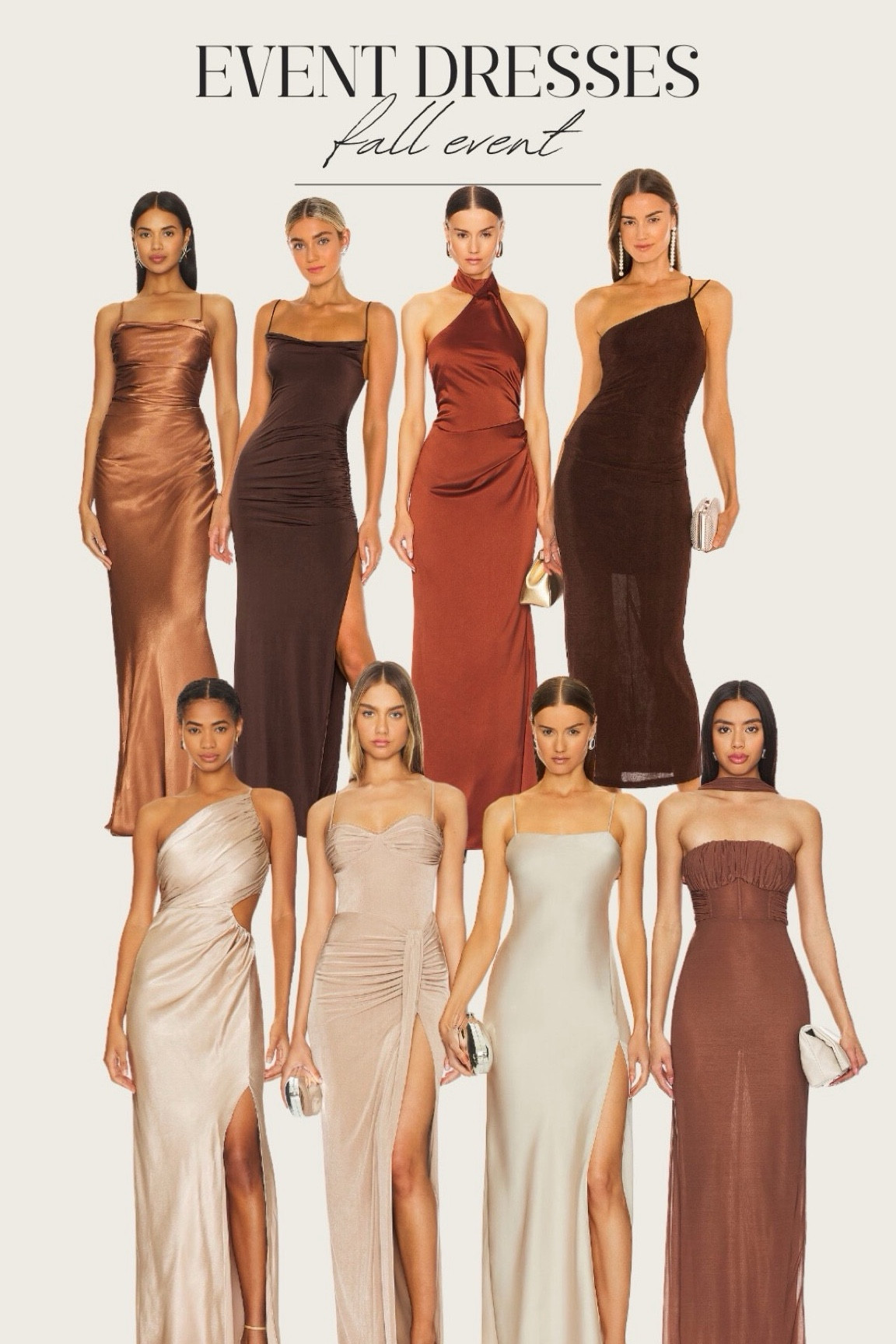 Fall event dresses!  Black tie! 

Fall dress
Wedding guest dress 
Even dress 
Fall outfit 
Long dress 
Satin dress 
Brown dress
Tan dress 

Comment SHOP below to receive a DM with the link to shop this post on my LTK ⬇ https://liketk.it/4VqUw #ltkholiday #ltkgiftguide #ltkwedding

#LTKGiftGuide #LTKHoliday #LTKParties