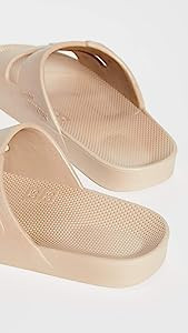 Freedom Moses Women's Moses Two Band Slides, Sands, Blue, 8-9 Medium US | Amazon (US)